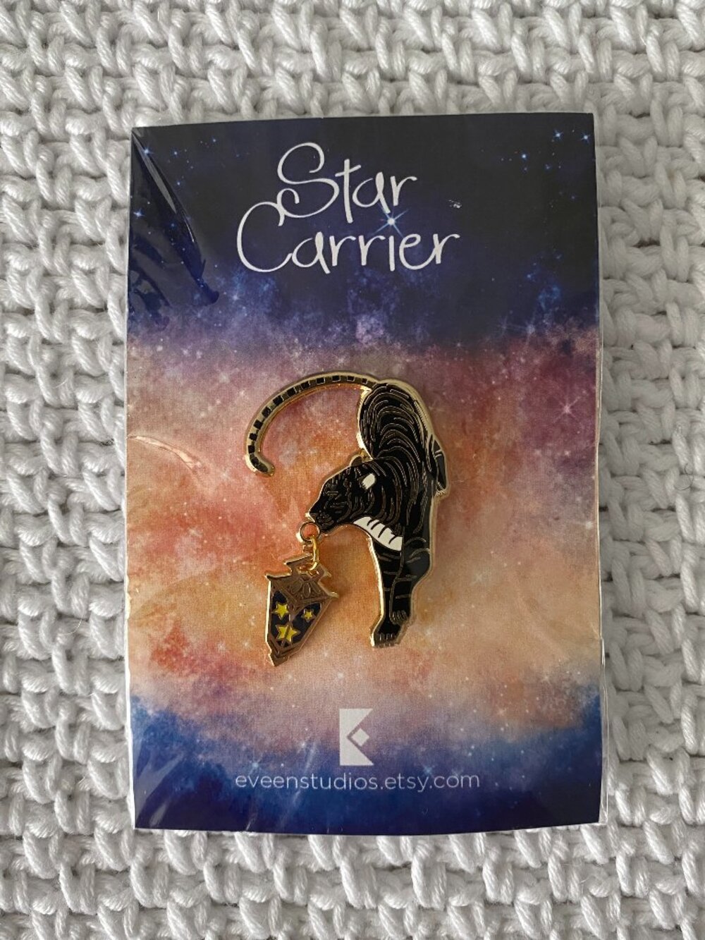 EveenStudios Star Carrier Tiger Enamel Pin